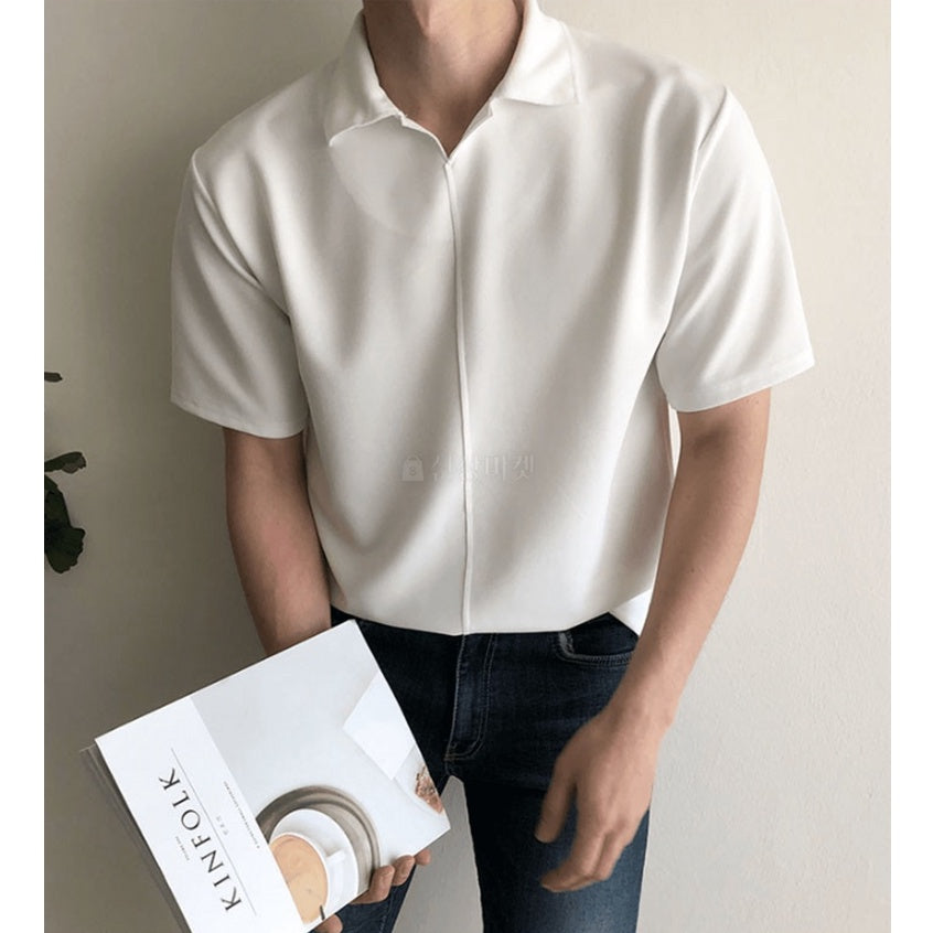 【Metanoia】🇰🇷韓製短袖v領polo衫