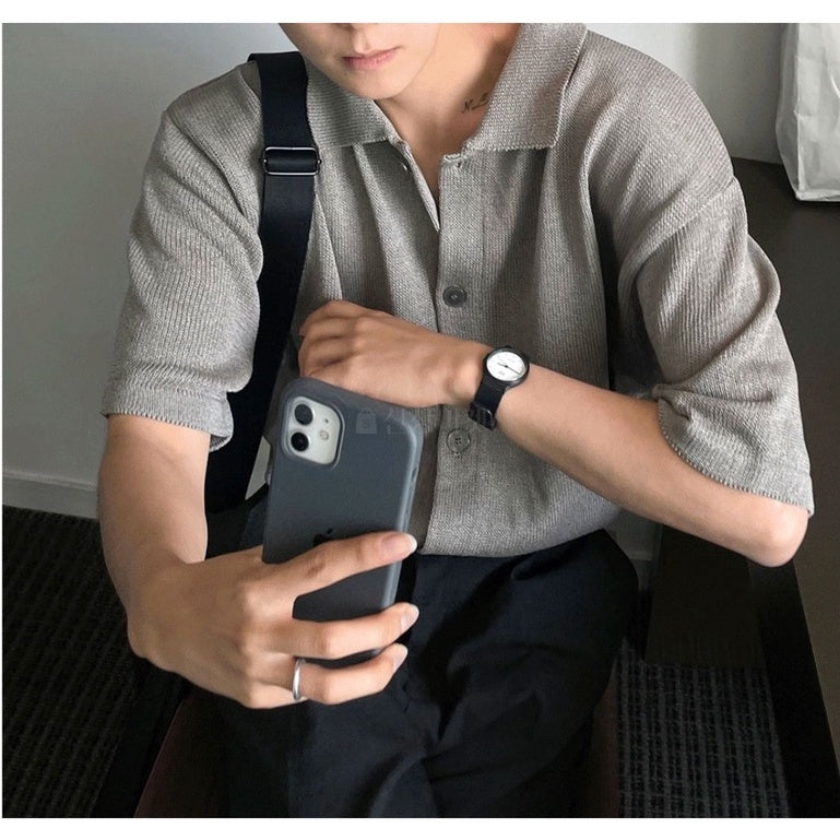 【Metanoia】🇰🇷韓製 羽衣甘藍短袖針織開衫