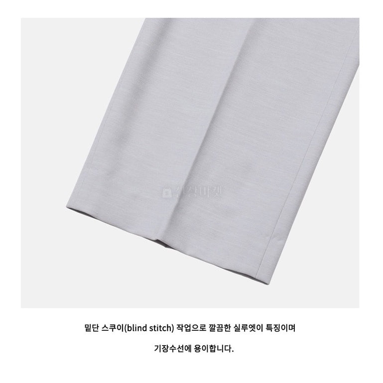 【Metanoia】🇰🇷韓製基本款防皺半寬休閒褲