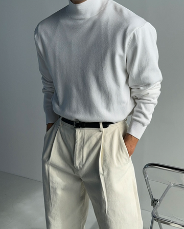 【Metanoia】韓國設計 半高領針織衣