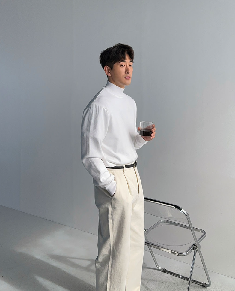 【Metanoia】韓國設計 半高領針織衣