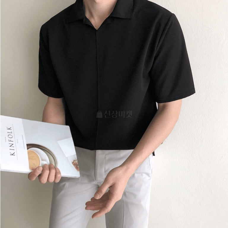 【Metanoia】🇰🇷韓製短袖v領polo衫