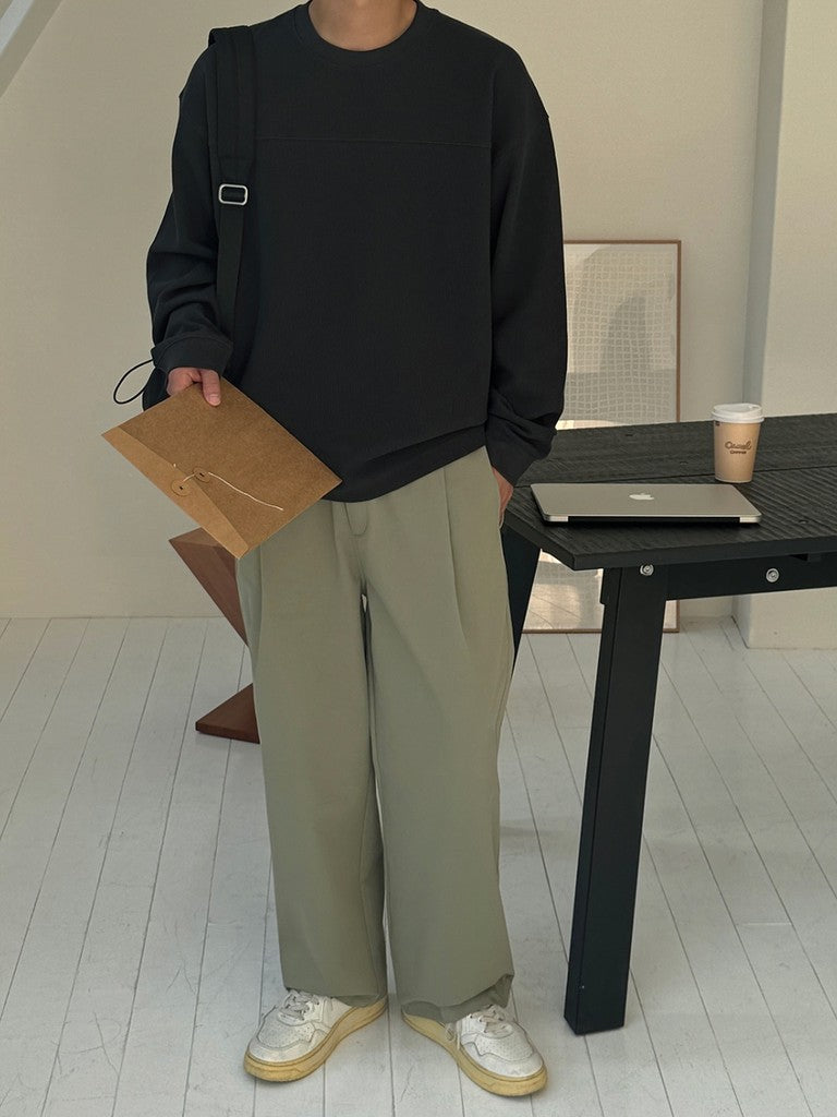 【Metanoia】🇰🇷韓製 重磅華夫格拼接長袖T恤 6色 M-XL - 7