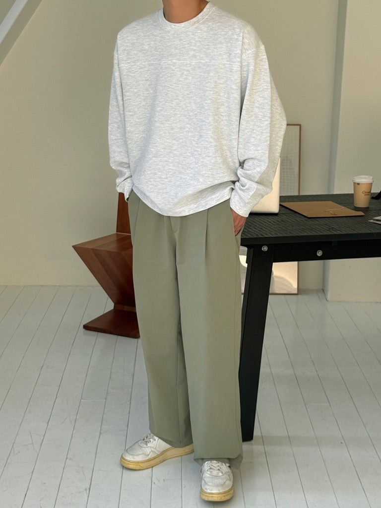 【Metanoia】🇰🇷韓製 重磅華夫格拼接長袖T恤 6色 M-XL - 3