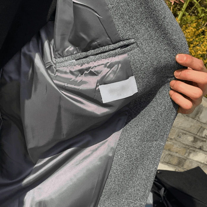 【Metanoia】韓國設計 10%羊毛中長版大衣