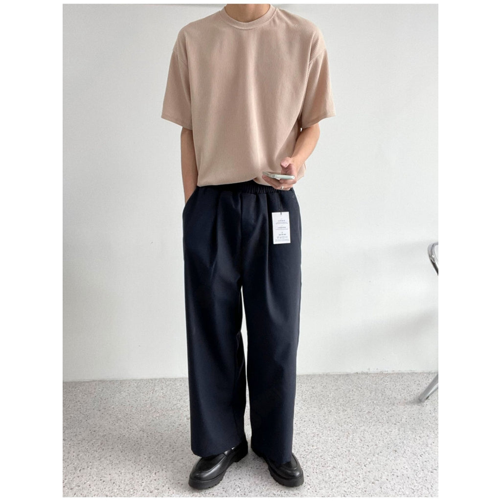 【Metanoia】韓國設計 亞麻落地褲