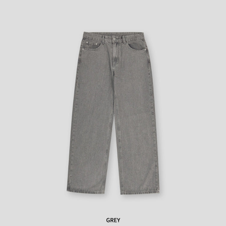 【Metanoia】韓國設計 復古落地牛仔褲
