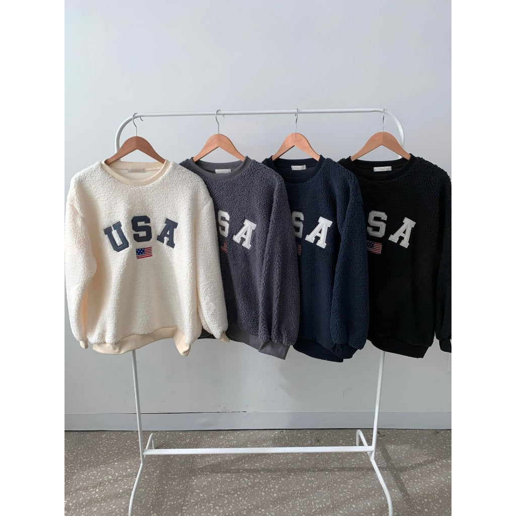 【Metanoia】🇰🇷韓製 刷毛大學T