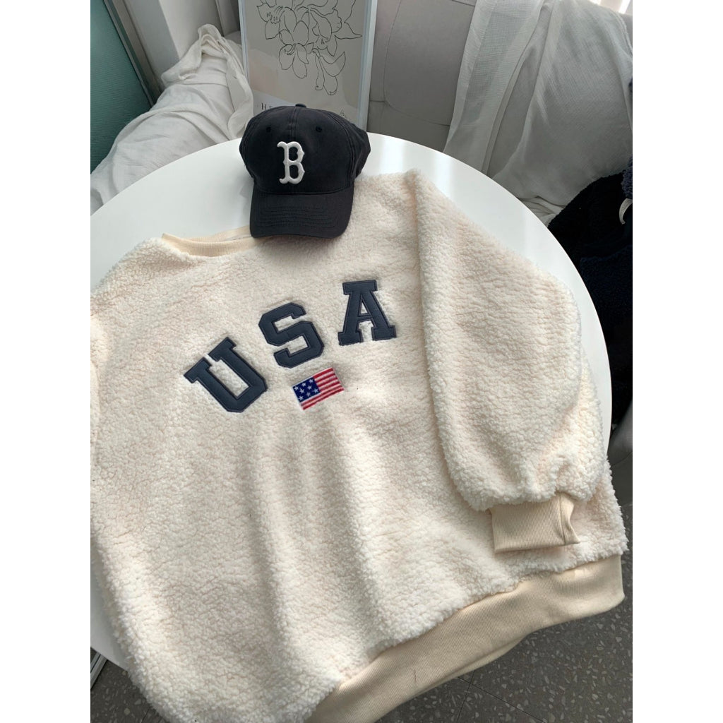 【Metanoia】🇰🇷韓製 刷毛大學T