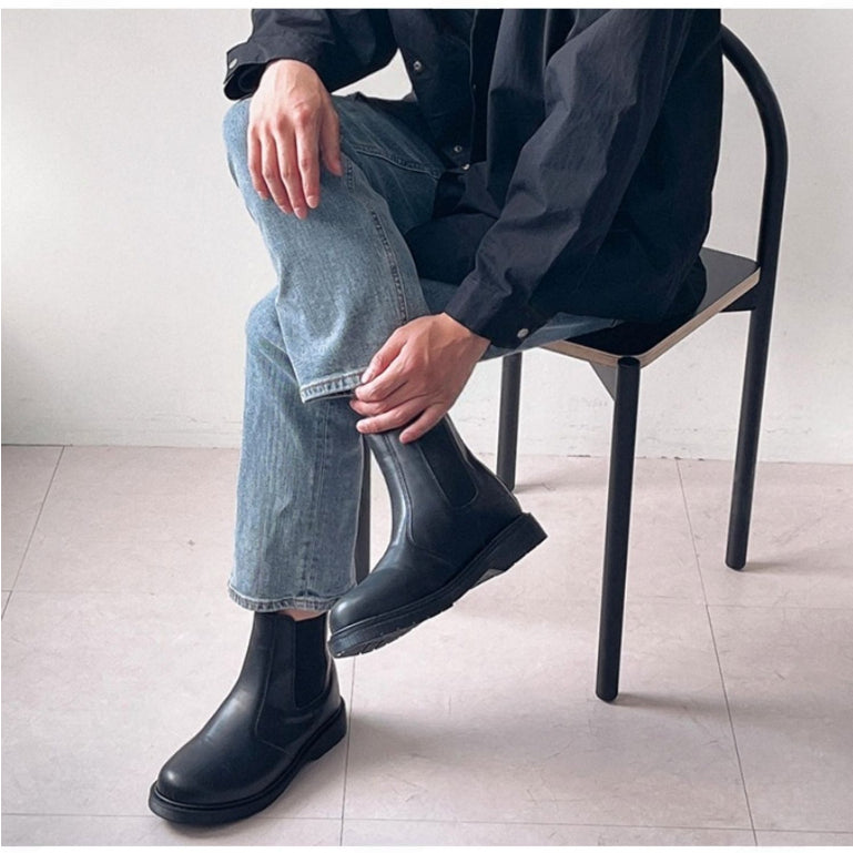 【Metanoia】🇰🇷韓製 高筒皮革長靴