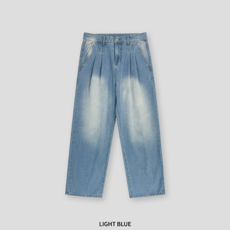 【Metanoia】韓國設計 寬鬆落地牛仔褲