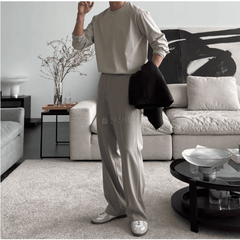 【Metanoia】🇰🇷韓製  西裝落地褲