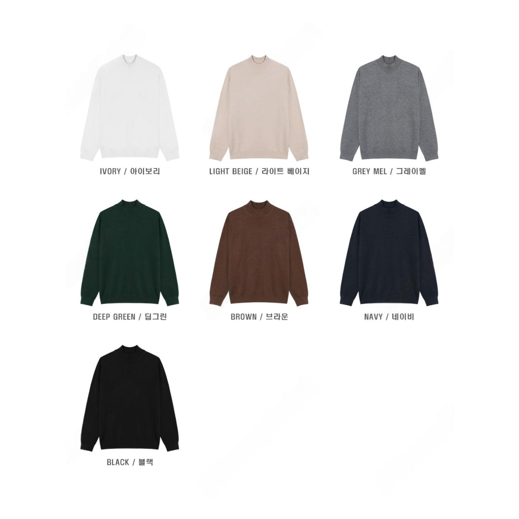 【Metanoia】🇰🇷韓製 半高領針織打底衣 - 6