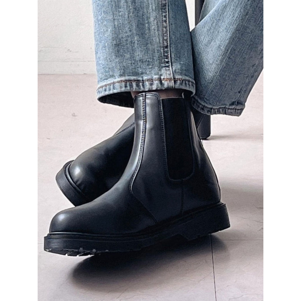 【Metanoia】🇰🇷韓製 高筒皮革長靴