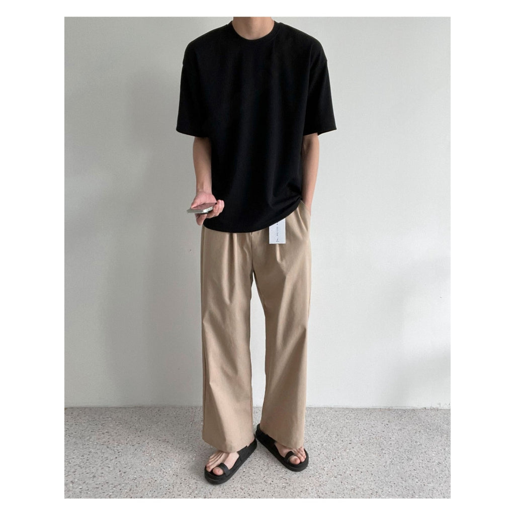【Metanoia】韓國設計 亞麻落地褲