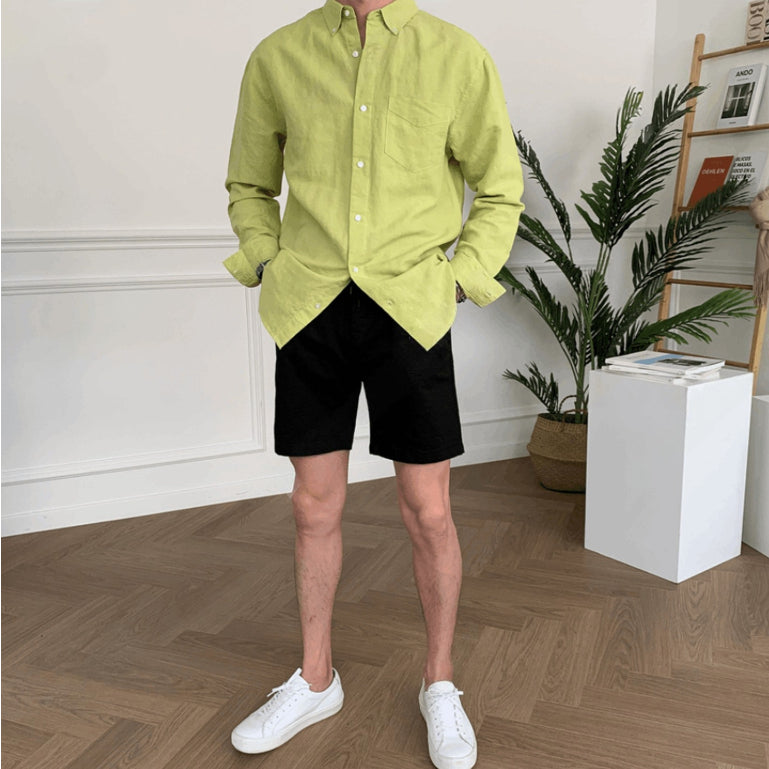 【Metanoia】🇰🇷韓製 高彈性休閒短褲