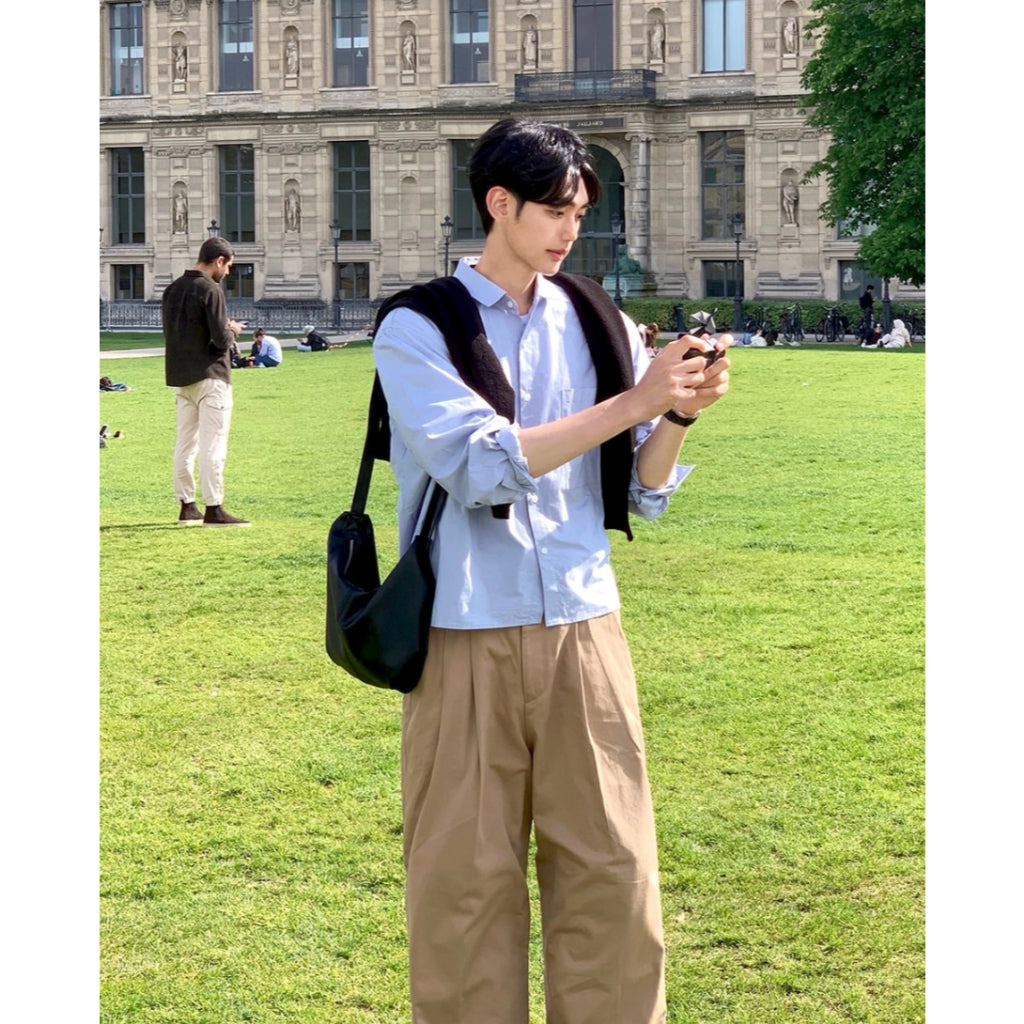 【Metanoia】🇰🇷韓製 短版長袖襯衫