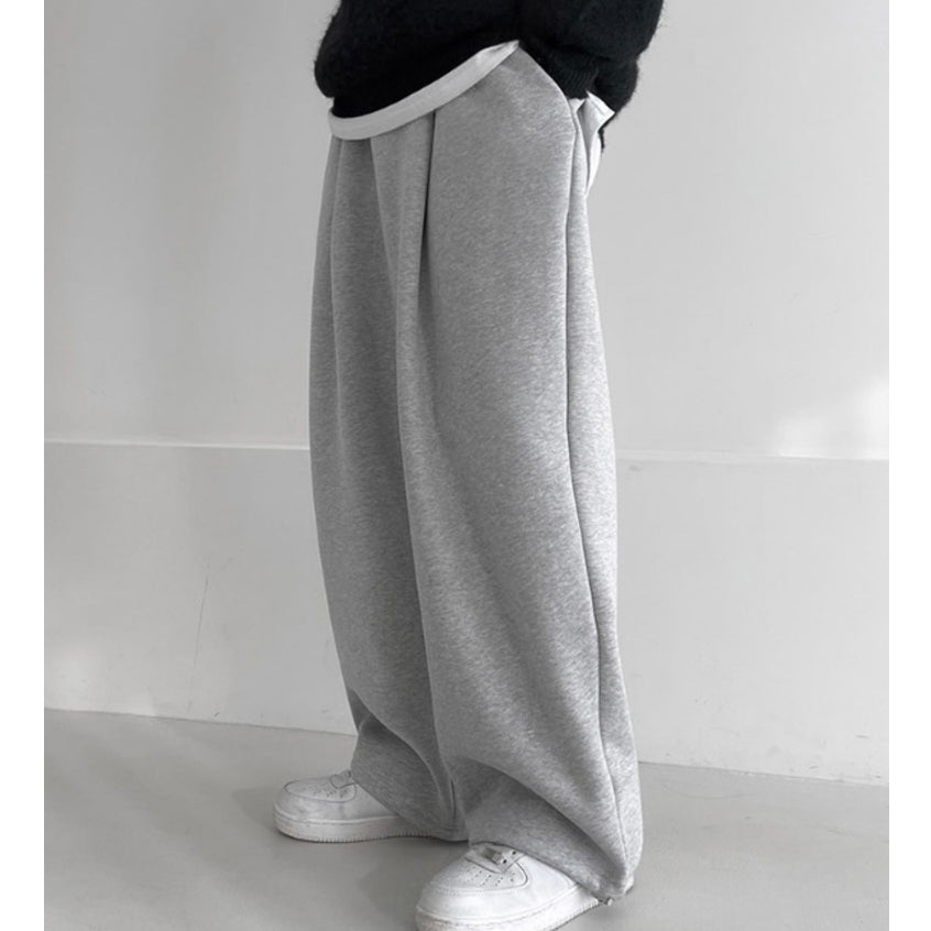 【Metanoia】韓國設計  休閒落地棉褲 - 1