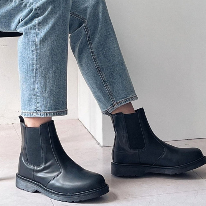 【Metanoia】🇰🇷韓製 高筒皮革長靴