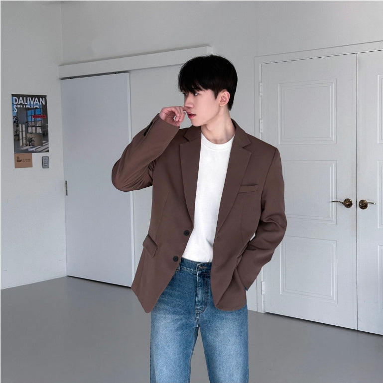 【Metanoia】🇰🇷韓製 翻領西裝外套