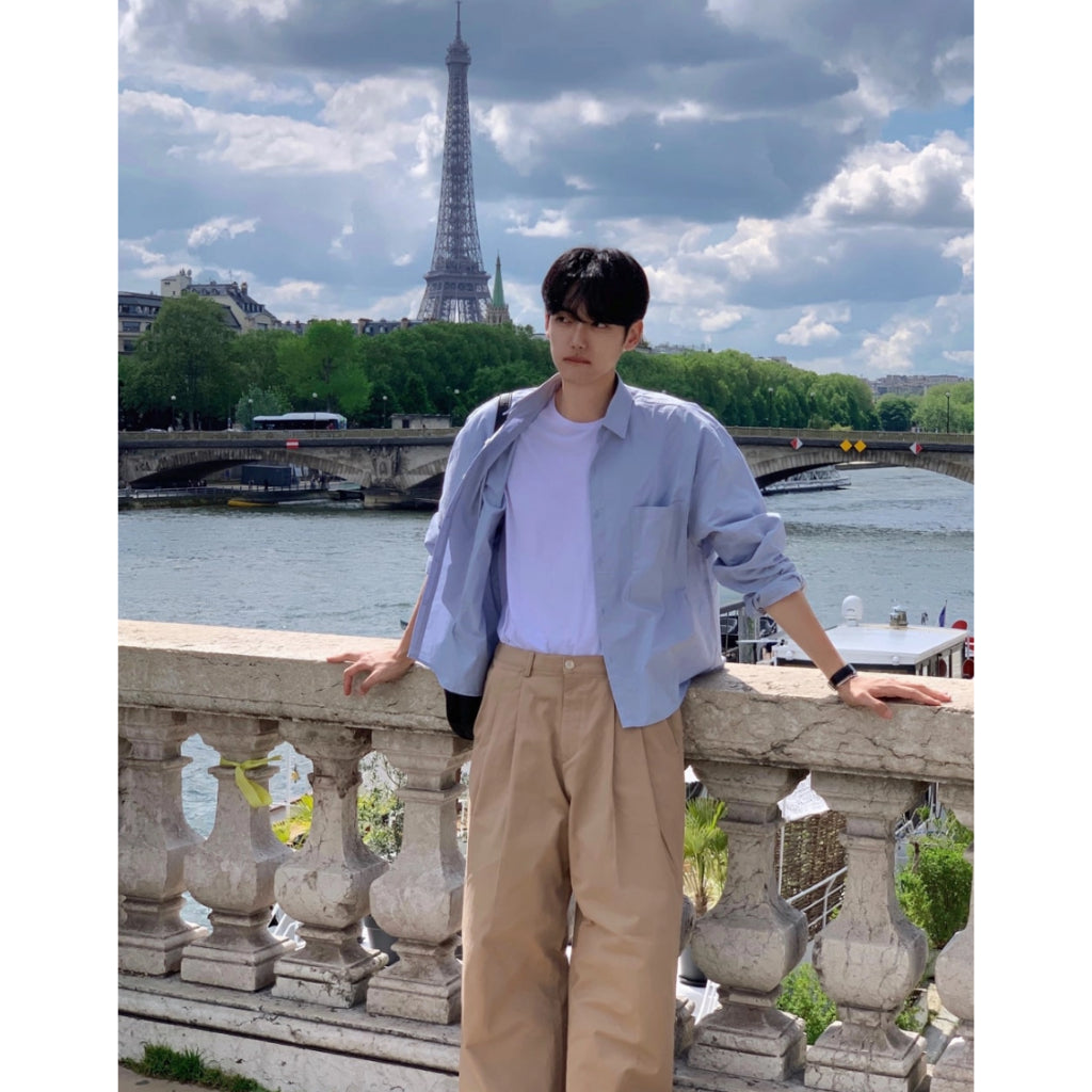 【Metanoia】🇰🇷韓製 短版長袖襯衫