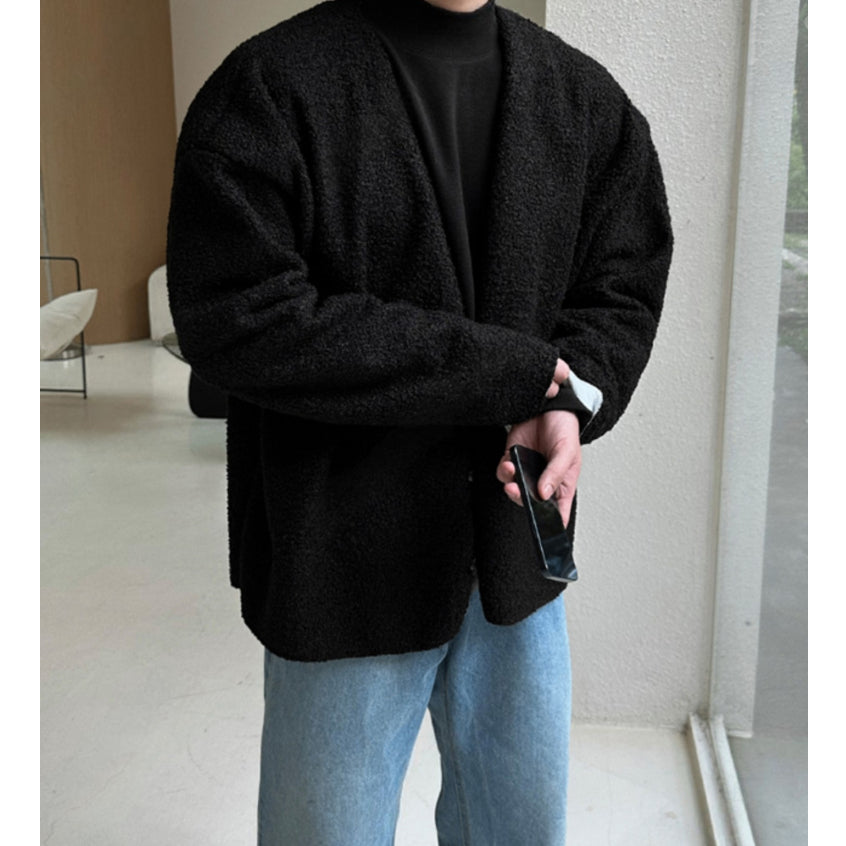 【Metanoia】🇰🇷韓製 抓絨開衫外套