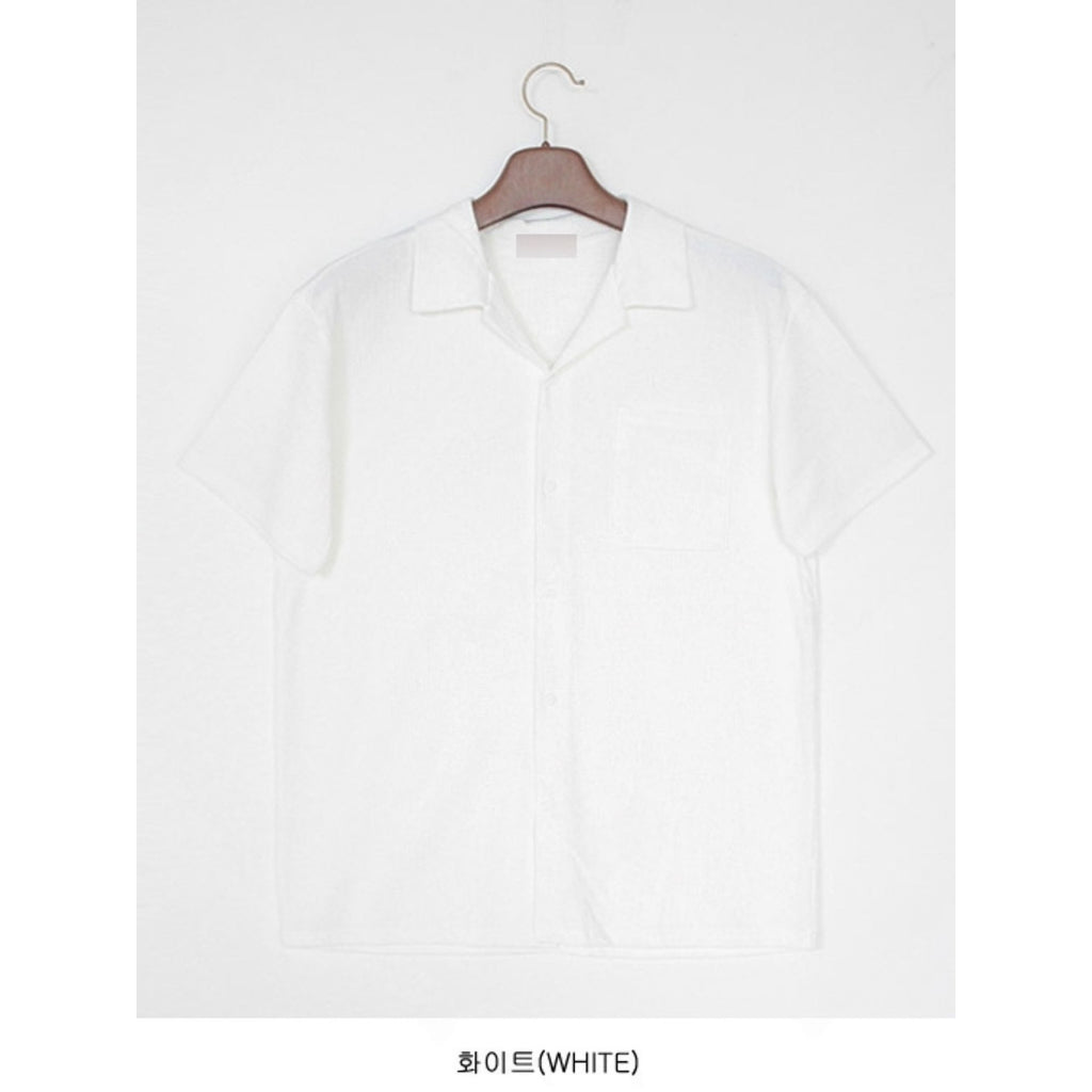 【Metanoia】🇰🇷韓製 古巴領短袖襯衫