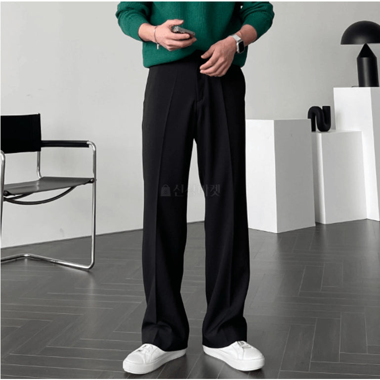 【Metanoia】🇰🇷韓製  西裝落地褲