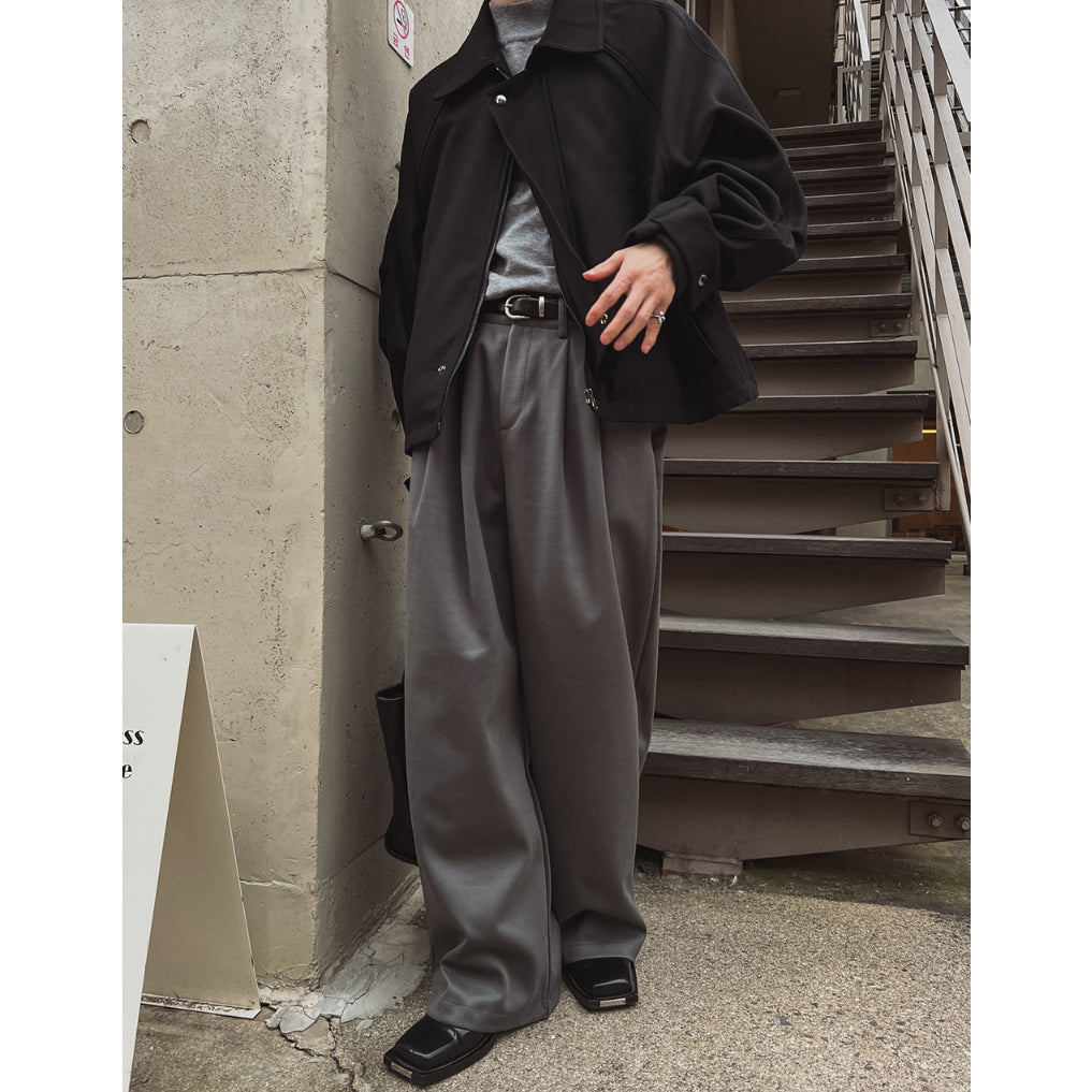 【Metanoia】🇰🇷韓製  羊毛休閒落地褲 - 8