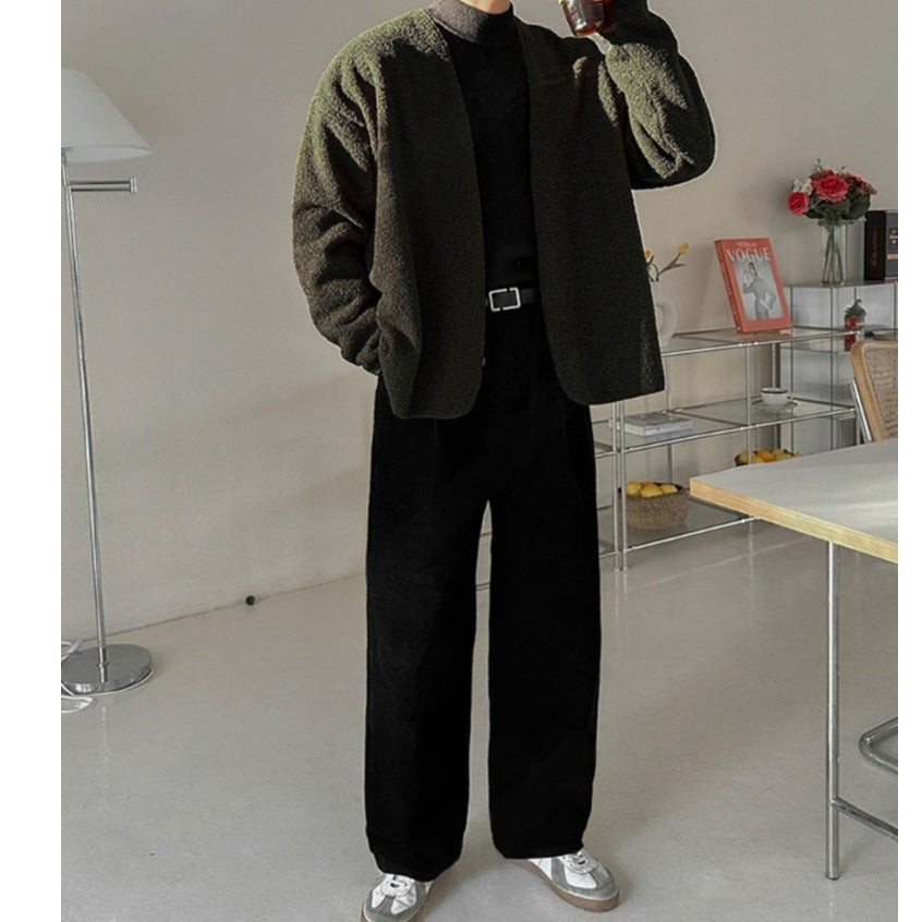 【Metanoia】🇰🇷韓製 抓絨開衫外套