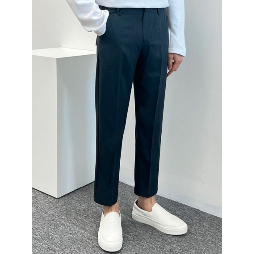 【Metanoia】韓國設計 九分西裝褲