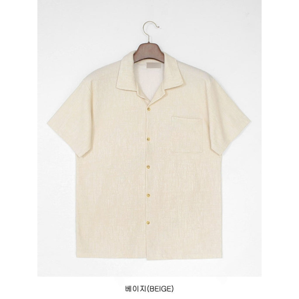 【Metanoia】🇰🇷韓製 古巴領短袖襯衫