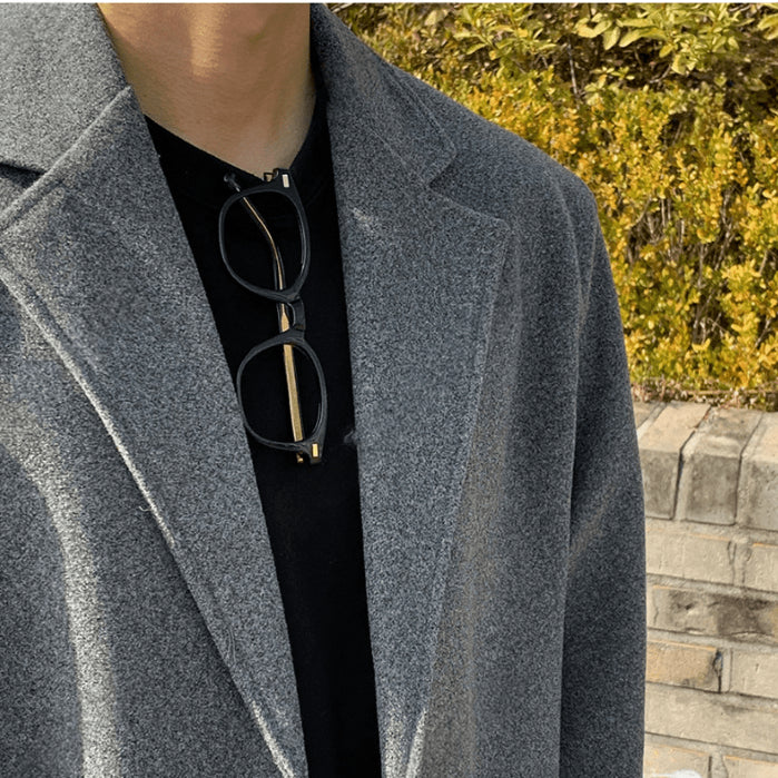 【Metanoia】韓國設計 10%羊毛中長版大衣