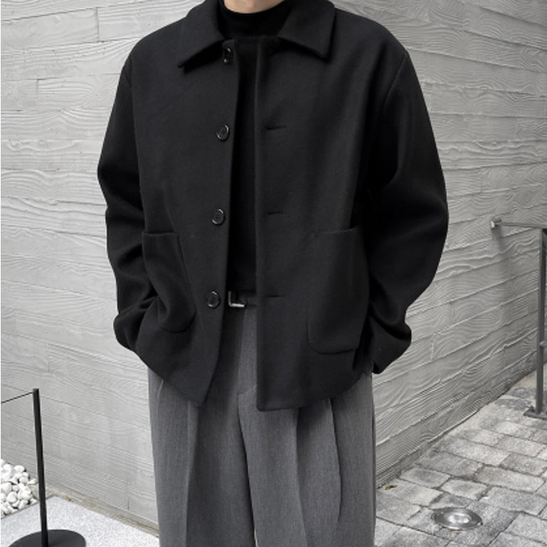 【Metanoia】韓國設計 10%羊毛翻領外套