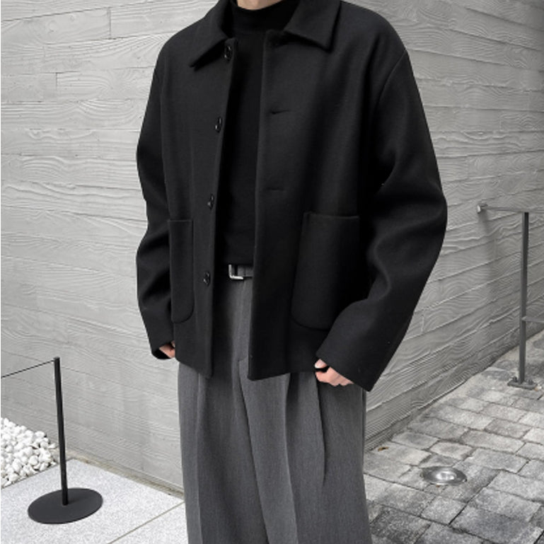 【Metanoia】韓國設計 10%羊毛翻領外套