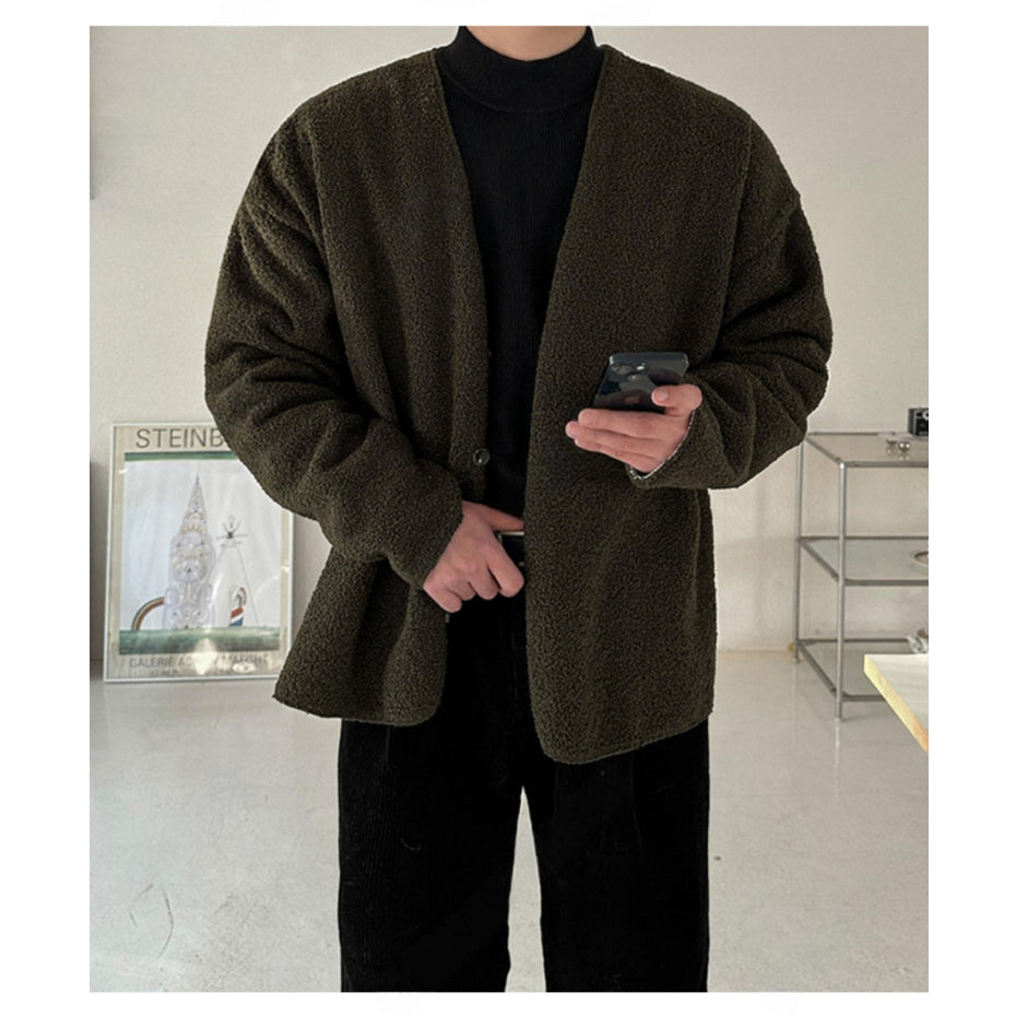 【Metanoia】🇰🇷韓製 抓絨開衫外套