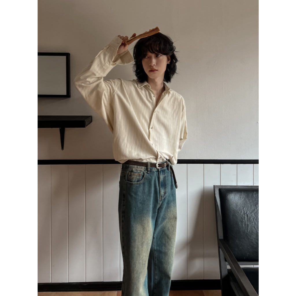 【Metanoia】🇰🇷韓製 勞倫條紋襯衫