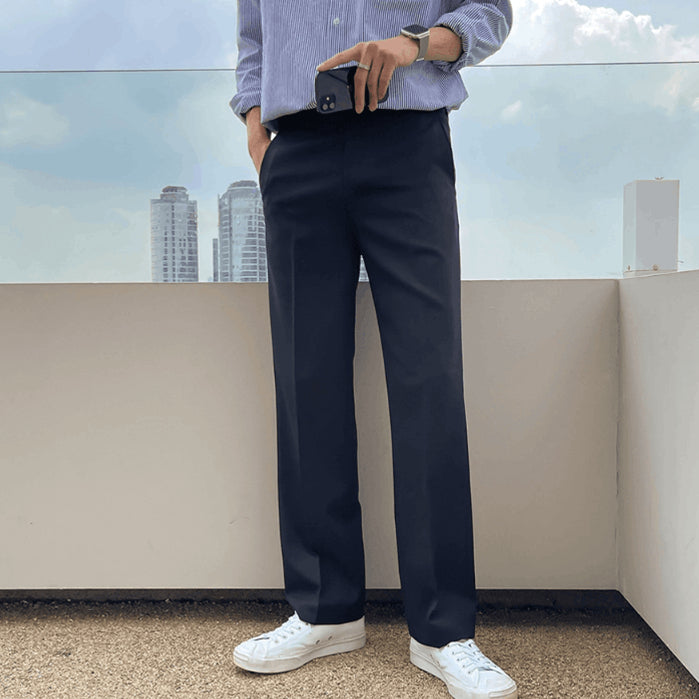 【Metanoia】🇰🇷韓製  休閒落地西裝褲