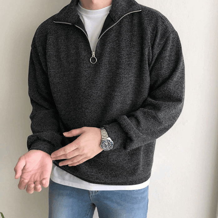 【Metanoia】🇰🇷韓製 半拉鍊翻領針織衣