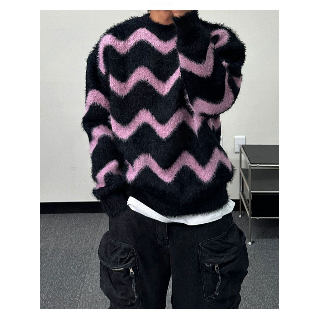 【Metanoia】🇰🇷韓製 條紋針織衣