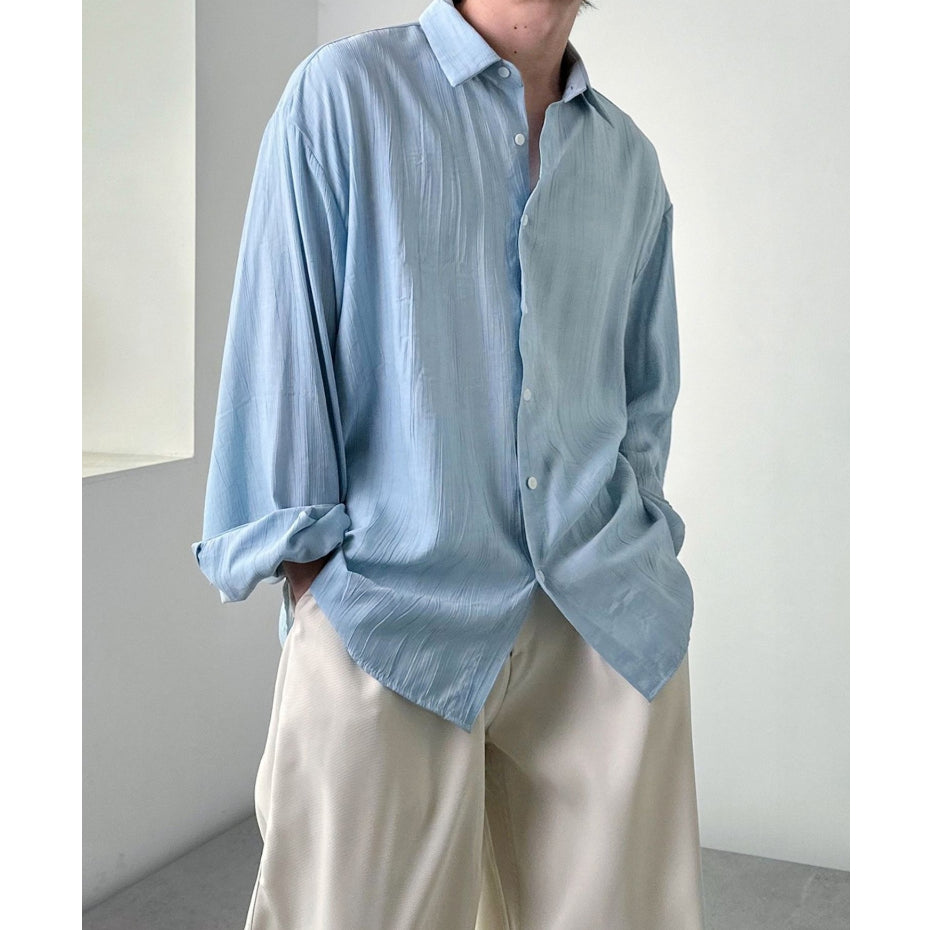 【Metanoia】🇰🇷韓製 翻領輕薄長袖襯衫