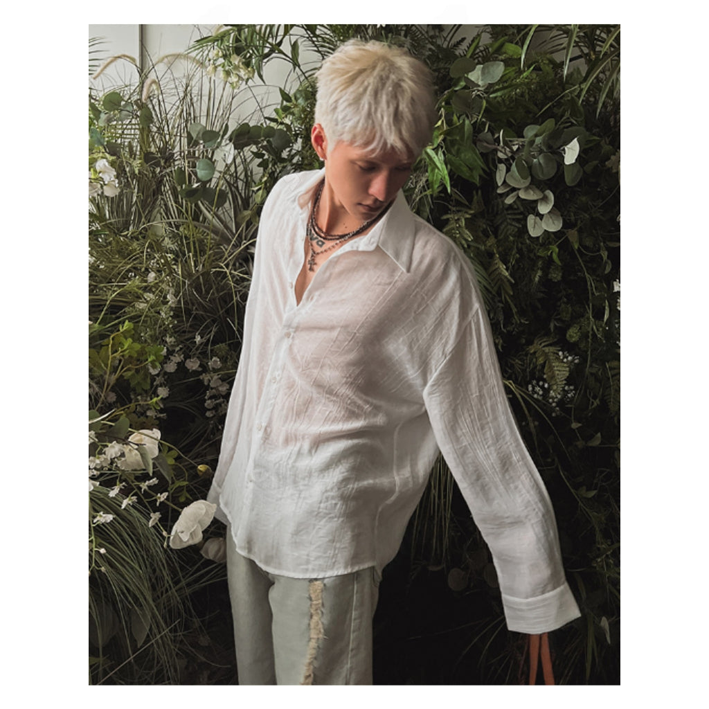 【Metanoia】🇰🇷韓製 翻領輕薄長袖襯衫