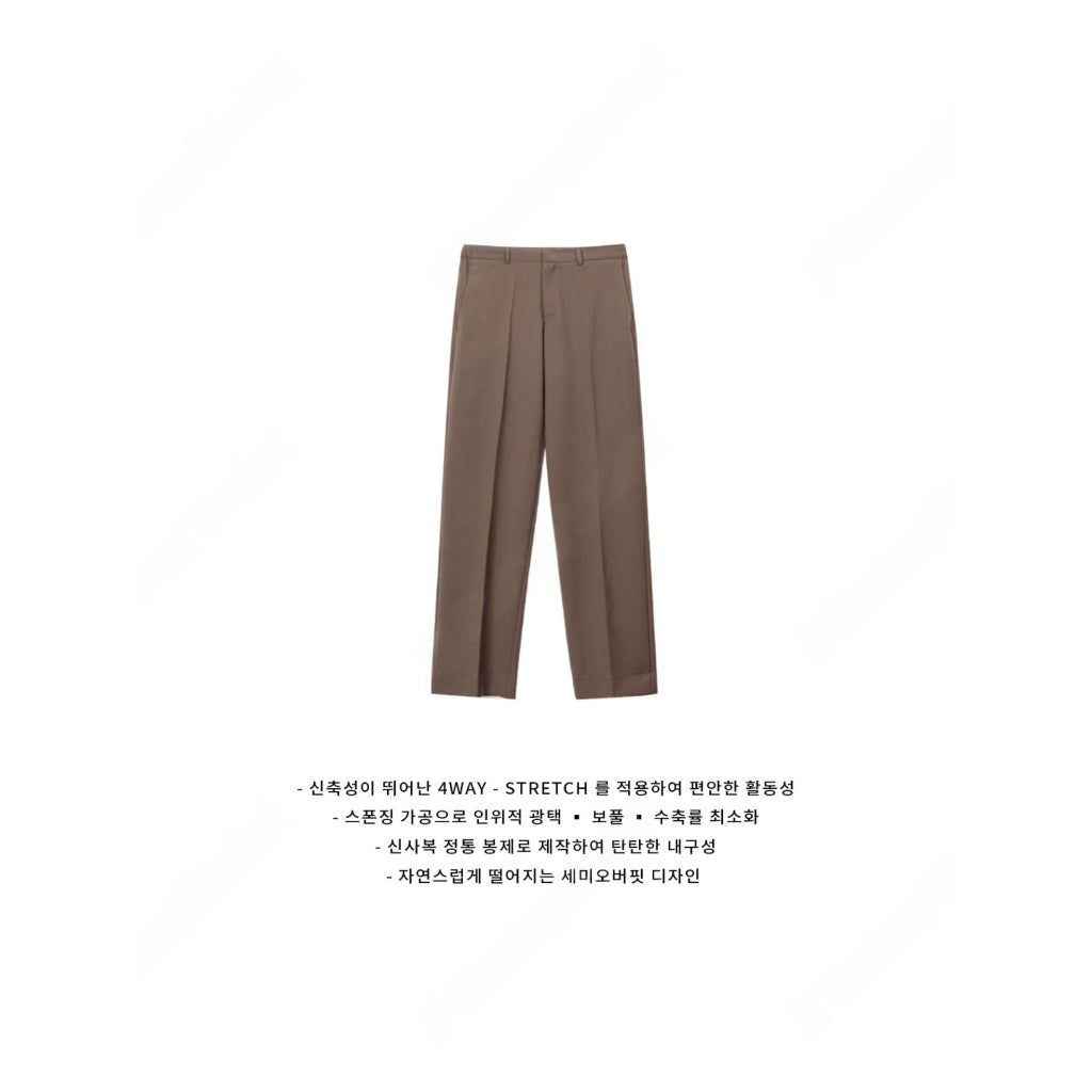 【Metanoia】韓製🇰🇷 高彈性落地西裝褲 - 7