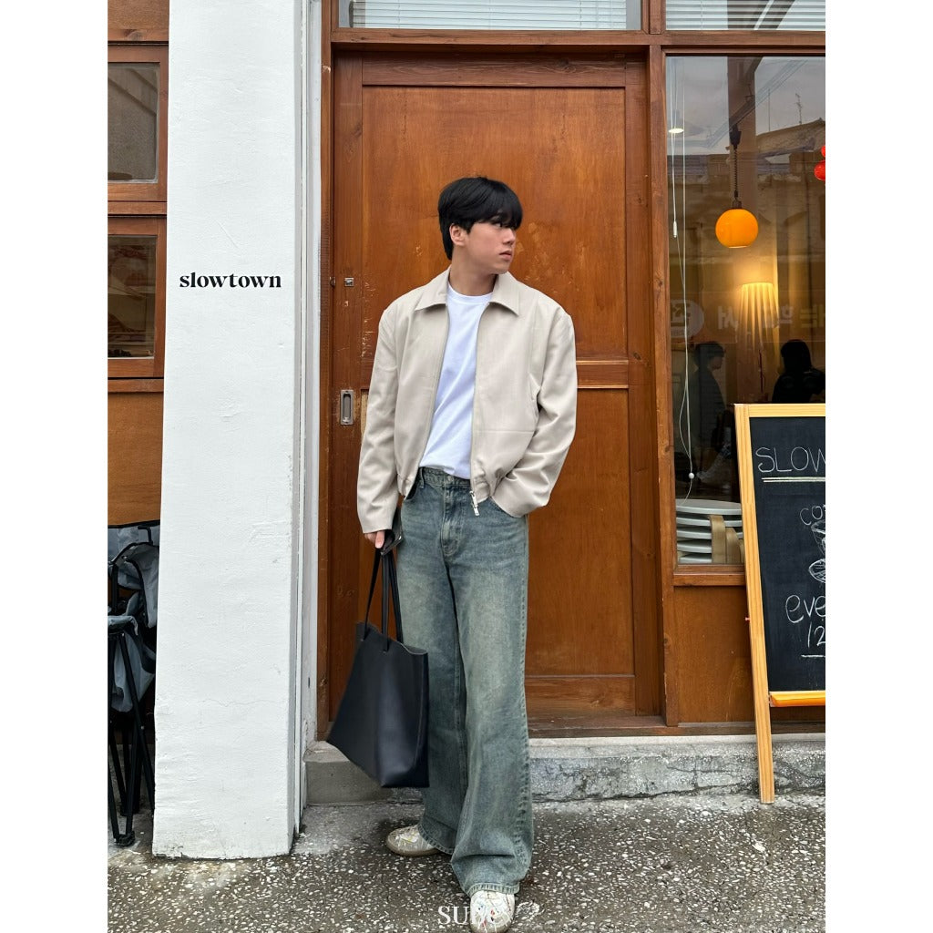 【Metanoia】韓國設計 短版翻領夾克外套