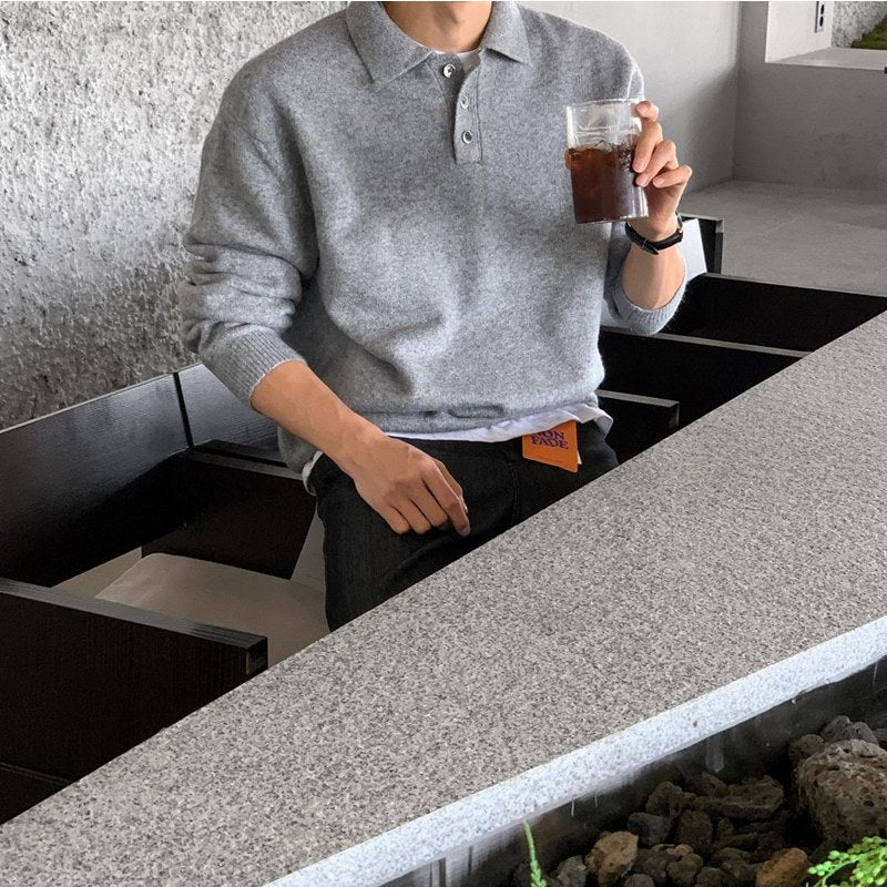 【Metanoia】🇰🇷韓製 35%羊毛翻領針織衫