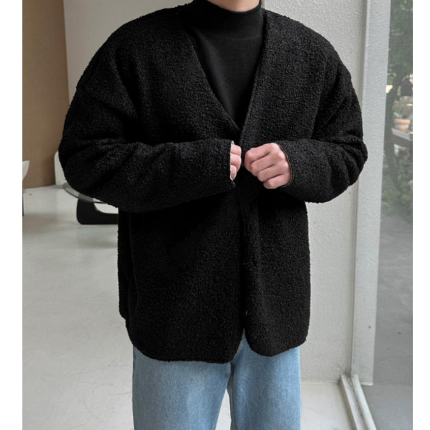 【Metanoia】🇰🇷韓製 抓絨開衫外套