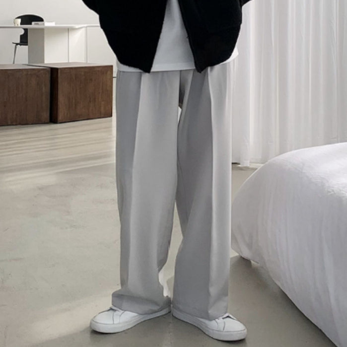 【Metanoia】韓製🇰🇷 寬鬆闊腿落地西裝褲