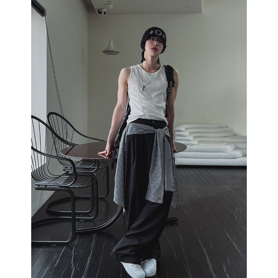 【Metanoia】🇰🇷韓製 羅紋合身剪裁坦克背心