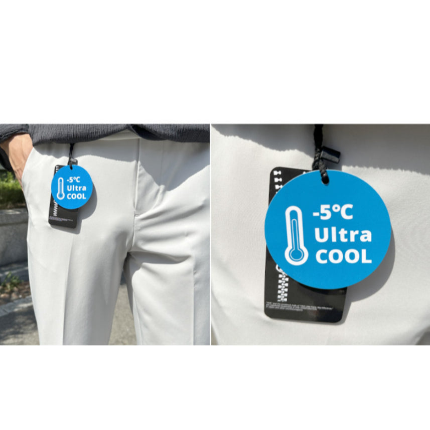 【Metanoia】韓國設計 涼感九分西裝褲