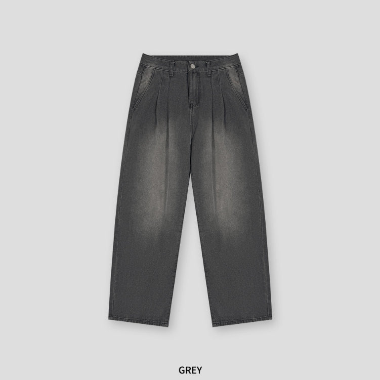 【Metanoia】韓國設計 寬鬆落地牛仔褲